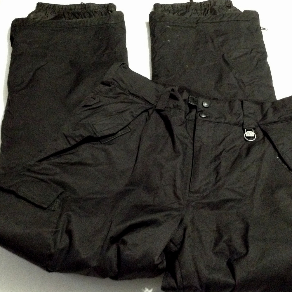 Boulder Gear Mens Cargo Snow Pants Black M Insulated Waterproof Ski Snowboard